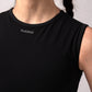 Sleeveless HighNeck Cut Out Activewear with in built bra padding