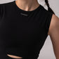 Sleeveless HighNeck Cut Out Activewear with in built bra padding