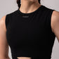 Sleeveless HighNeck Cut Out Activewear with in built bra padding