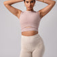 Sleeveless HighNeck Cut Out Activewear with in built bra padding