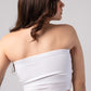 Strapless Tube Crop Top with in built bra padding 